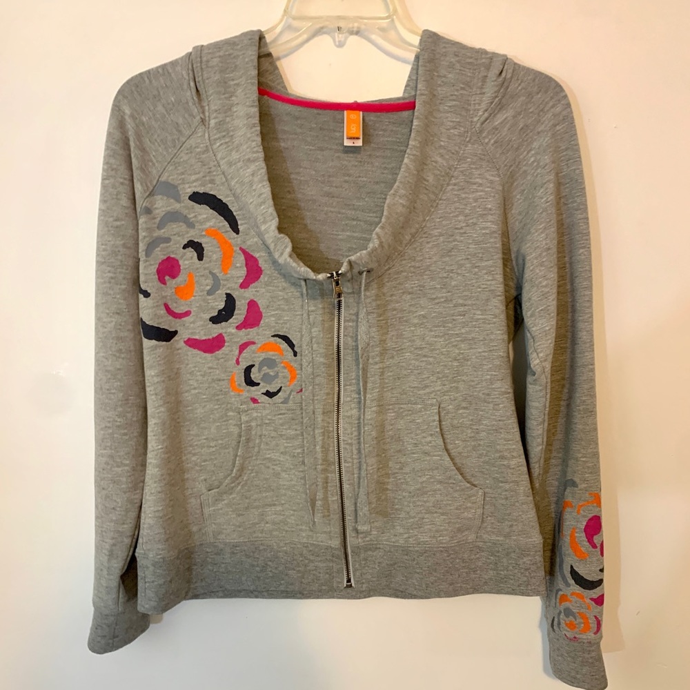 Lucy Cowlneck Zip Up Hoodie size Large